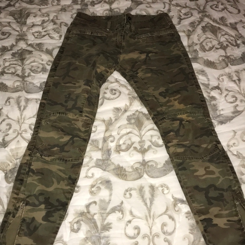Ralph Lauren Camo Moto pants